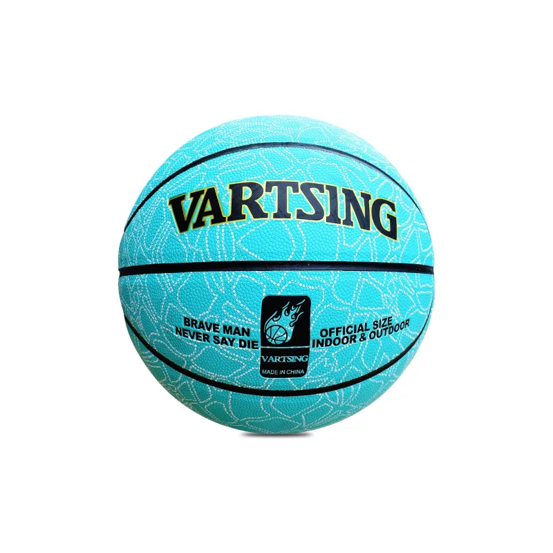 Vartsing x VARTSING Microfiber Leather Basketball Blue 5/7 Size Glow in The Dark Training Unisex-1