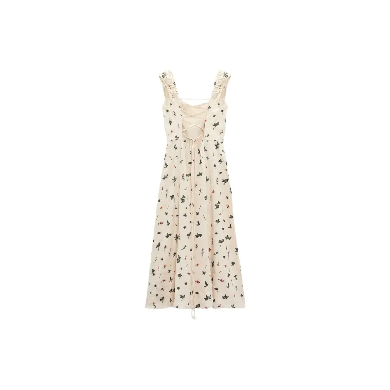 ZARA Slip Dresses Women's White-1
