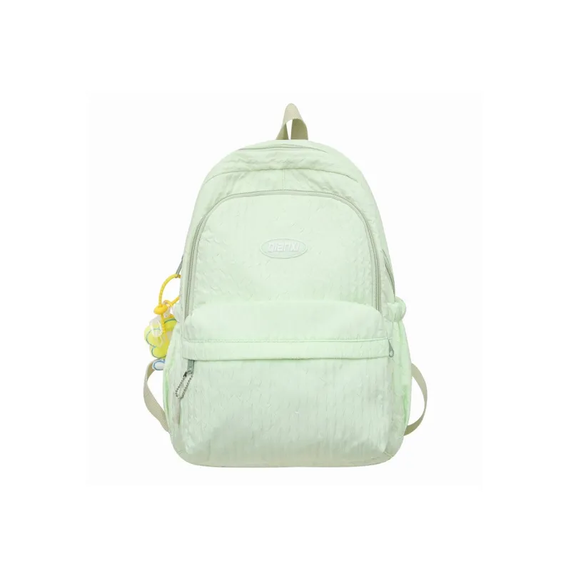 BALANG Nylon Casual Backpack Medium Size Unisex Pink/Blue/Black/White/Green/Yellow-8