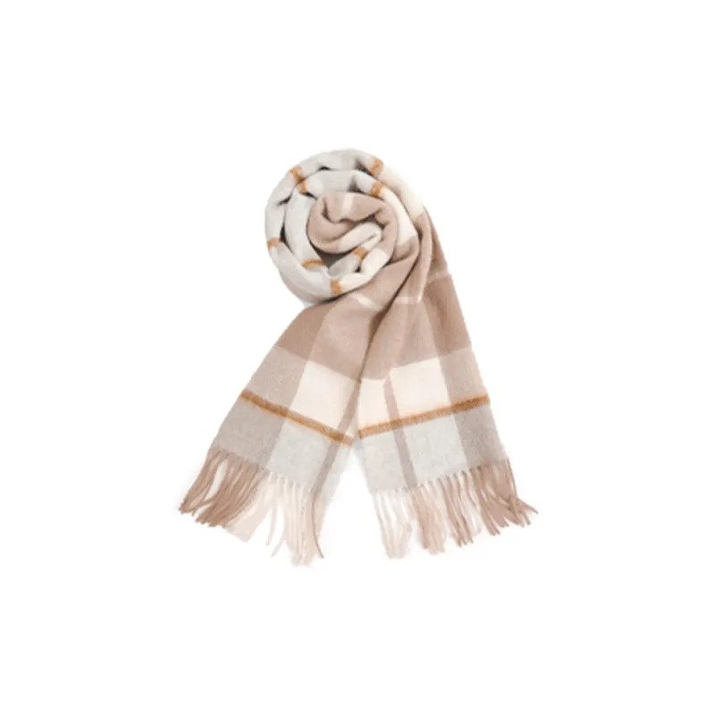 MOERCIAN 100% Wool Knit Scarves Women's-7