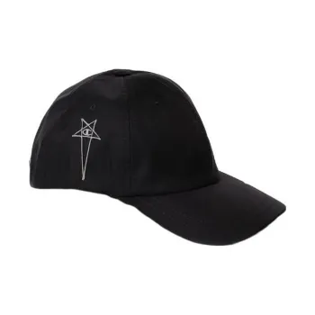 RICK OWENS/RO Baseball Caps Men's Black