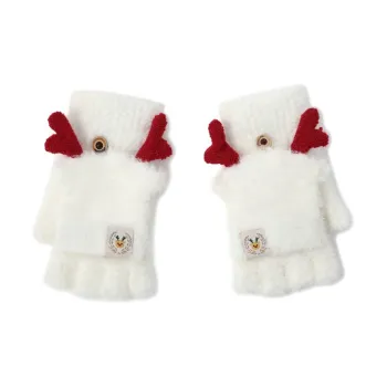 FREE RABBITⅡ Plush Warm Half-Sleeve Set Unisex