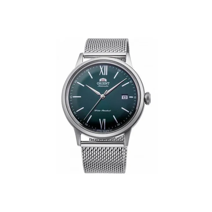 ORIENT Automatic Mechanical Movement Stainless Steel Strap Watch Men's Watches Green Dial RA AC0018E10B-0