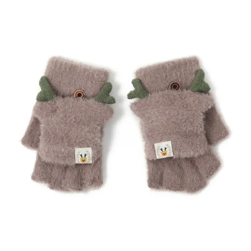 FREE RABBITⅡ Plush Warm Half Sleeve Set Unisex-9