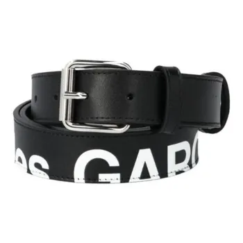 CDG Genuine Leather Leather Belts Men's Black Width: 3CM