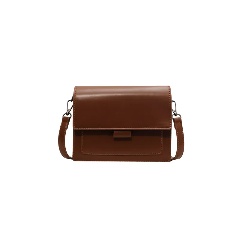 MARKANGARO PU Small Square Bag Regular Women's Black/Coffee/Brown-1