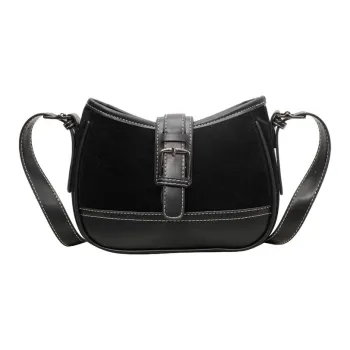 JANE KLAIN Synthetic Leather Shoulder Bag Crossbody Bag Women's Black/Khaki/Brown