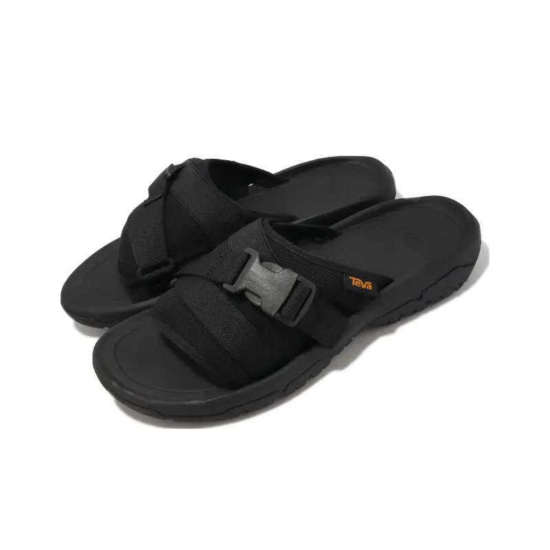 Teva Rubber Sole Abrasion Resistant Slide Slippers Men's Black-2