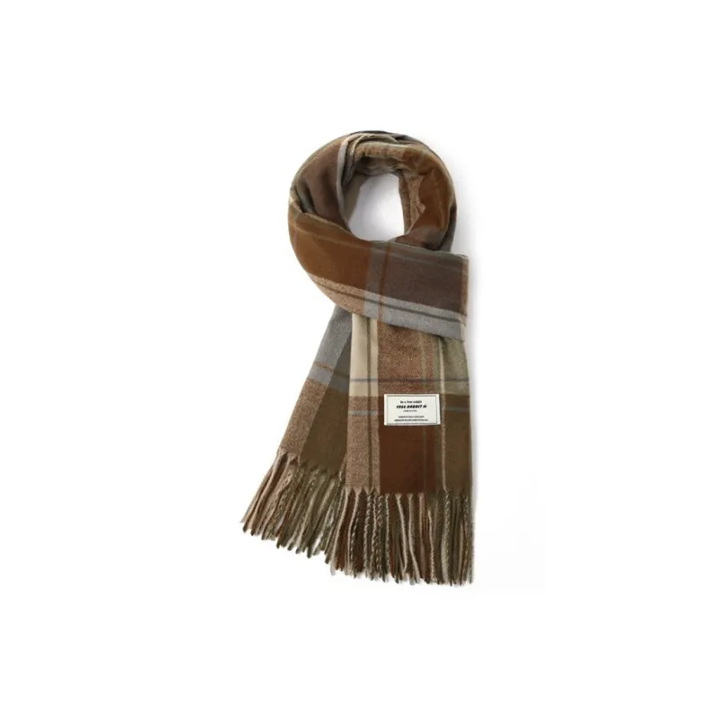 FREE RABBITⅡ Faux Cashmere Knit Scarves Unisex-2