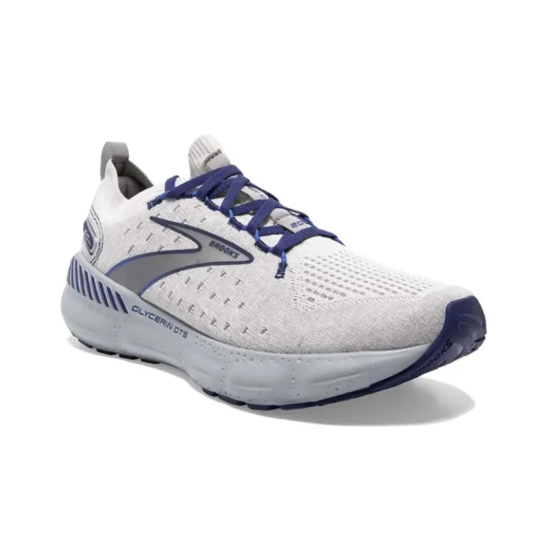Brooks GTS 20 Wear-resistant And Lightweight Low-Top Running Shoes Men's Gray-1