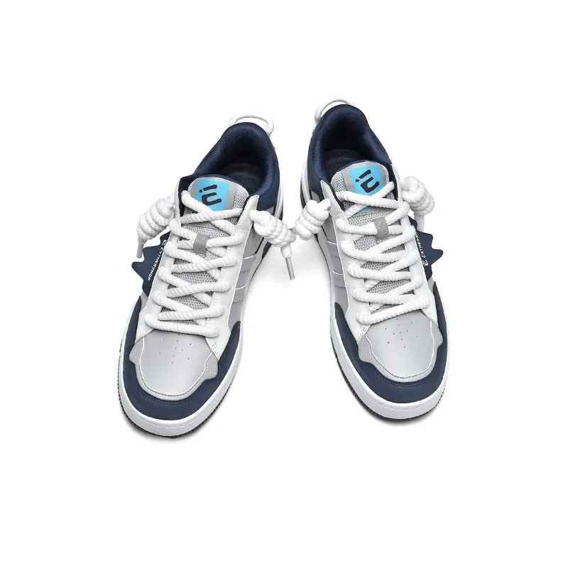 EstherShop Wear-Resistant Slip-Resistant Low-Top Skateboard Shoes Unisex-9