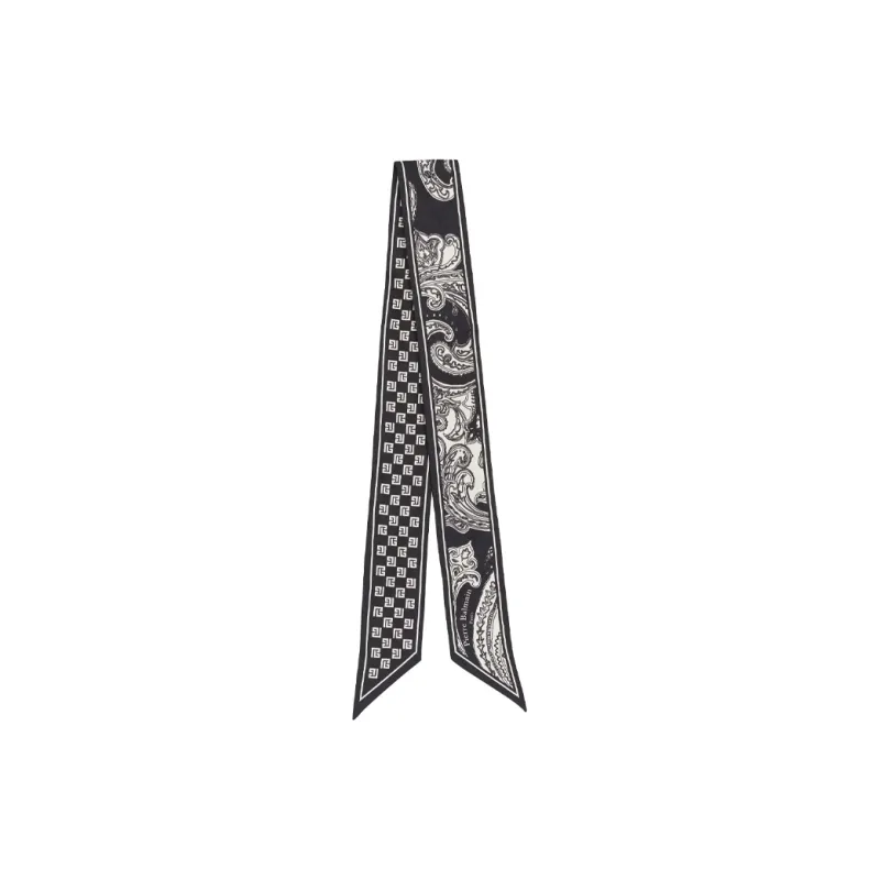 BALMAIN Monogram Reversible Scarf-0