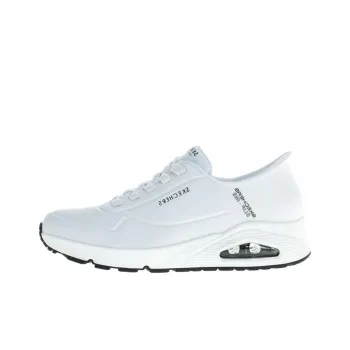 Skechers UNO SLIP INS Abrasion Resistant Breathable Low Top Running Shoes Men's White
