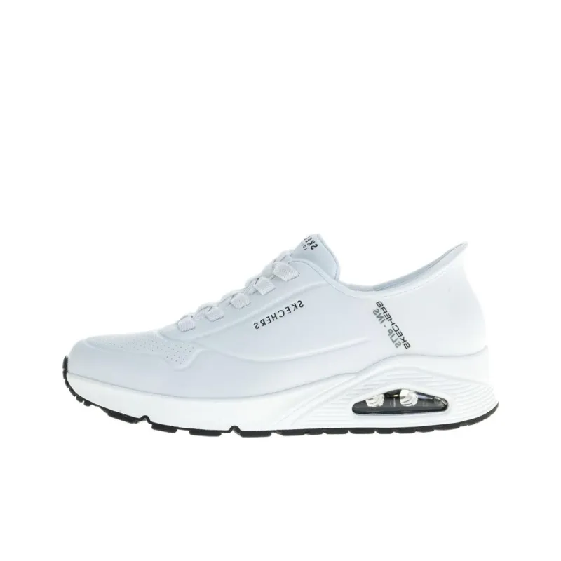 Skechers UNO SLIP INS Abrasion Resistant Breathable Low Top Running Shoes Men's White-0