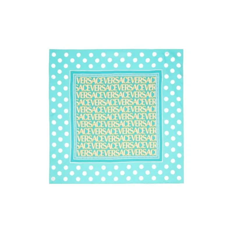 VERSACE All-Over Logo-Printed Finished Edge Scarf-0