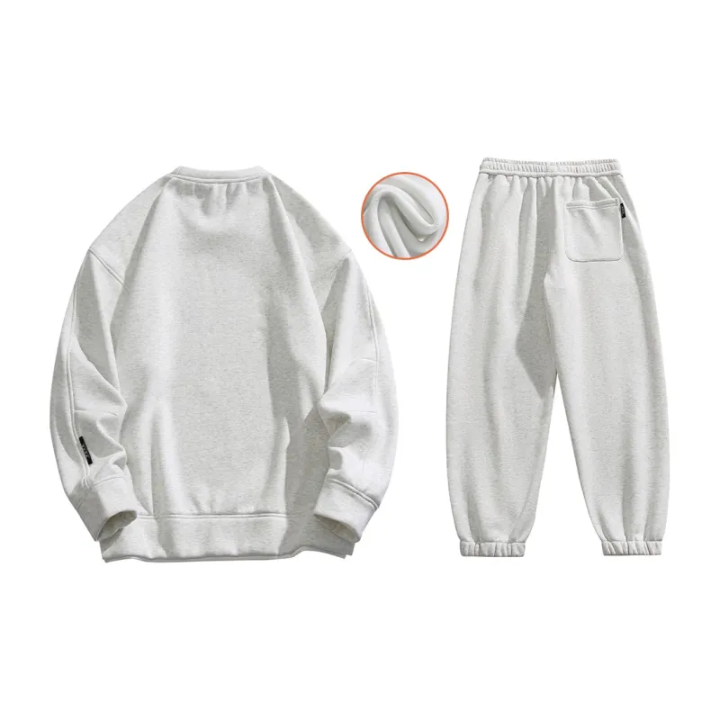 GSUE Autumn And Winter Season Sweatshirt Set Unisex-3