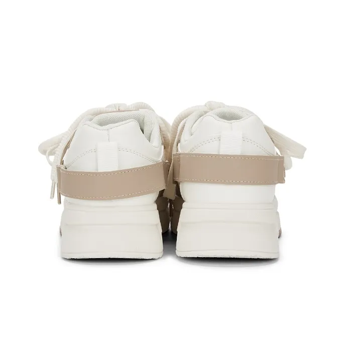 KARLIE KELLER Skateboard Shoes Women's Low Top Khaki-4