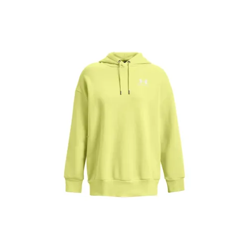 Under Armour Essential Sweatshirts Women's Lime Yellow Green