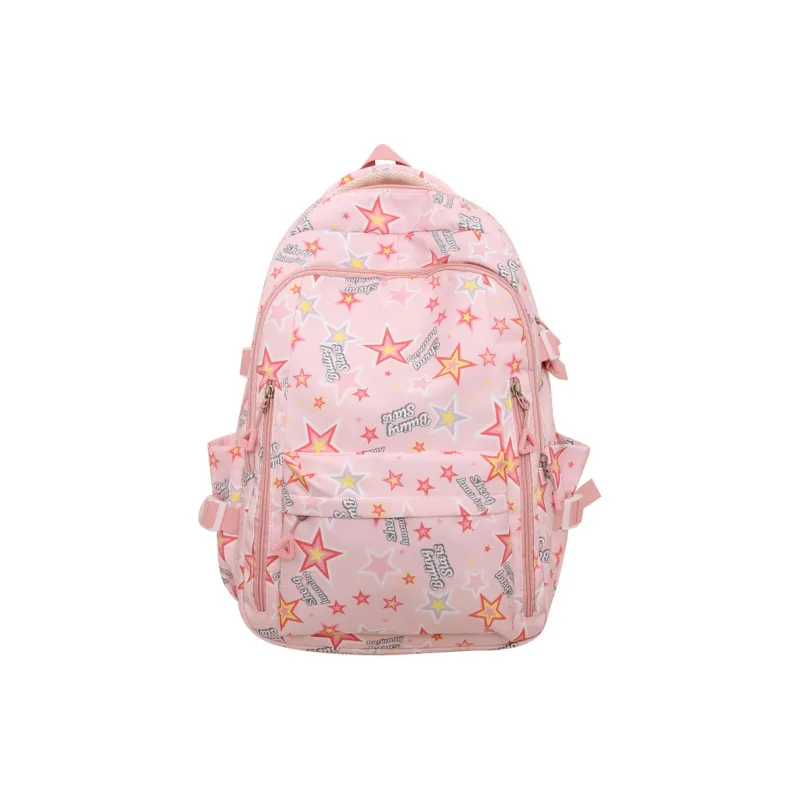 BALANG Nylon Backpack Regular Unisex Black/Purple/Pink/Green/Blue/White-4