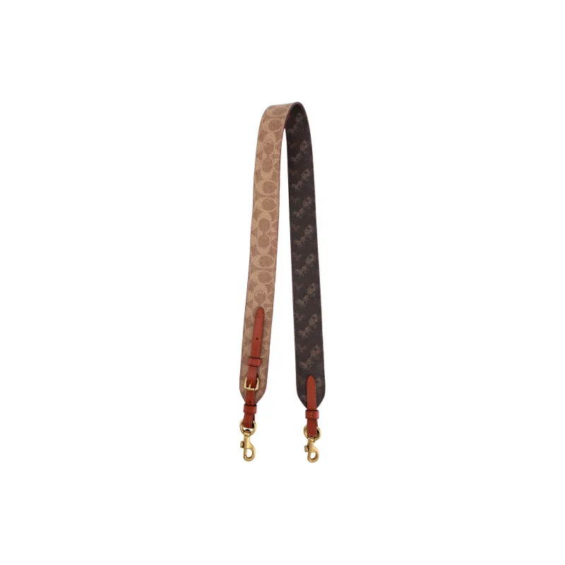 COACH Canvas With Calfskin Bag Strap Accessory Bag Strap Women's Pink-1