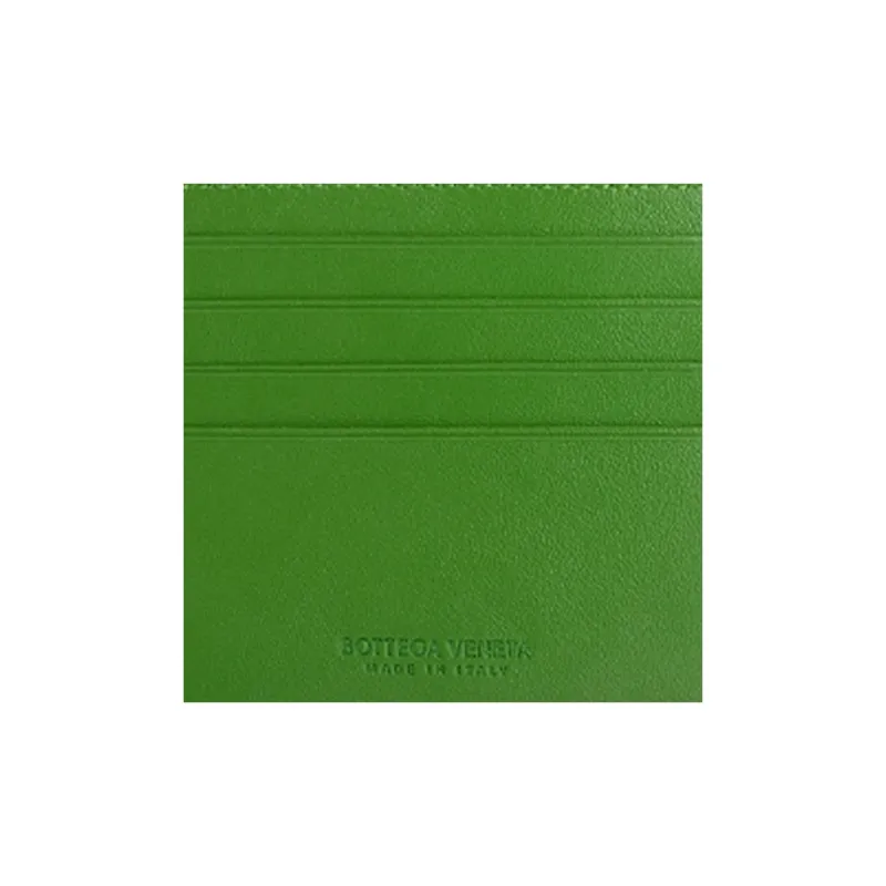 Bottega Veneta Leather Wallet Men's Green-4