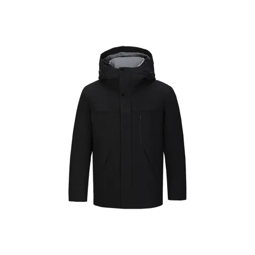 DAVID NAMAN Down Jackets Men Black