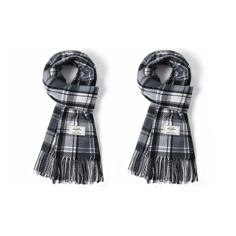 FREE RABBITⅡ Faux Cashmere Knit Scarves Unisex-10