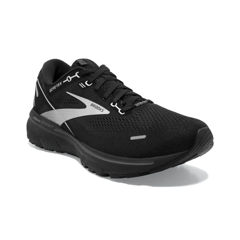 Brooks Ghost 14 Durable Breathable Lightweight Low-Top Running Shoes Men's Black-1