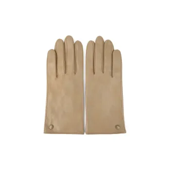 MARJAKURKI Sheepskin Touchscreen Serene Island Glove Greeting Card Women's