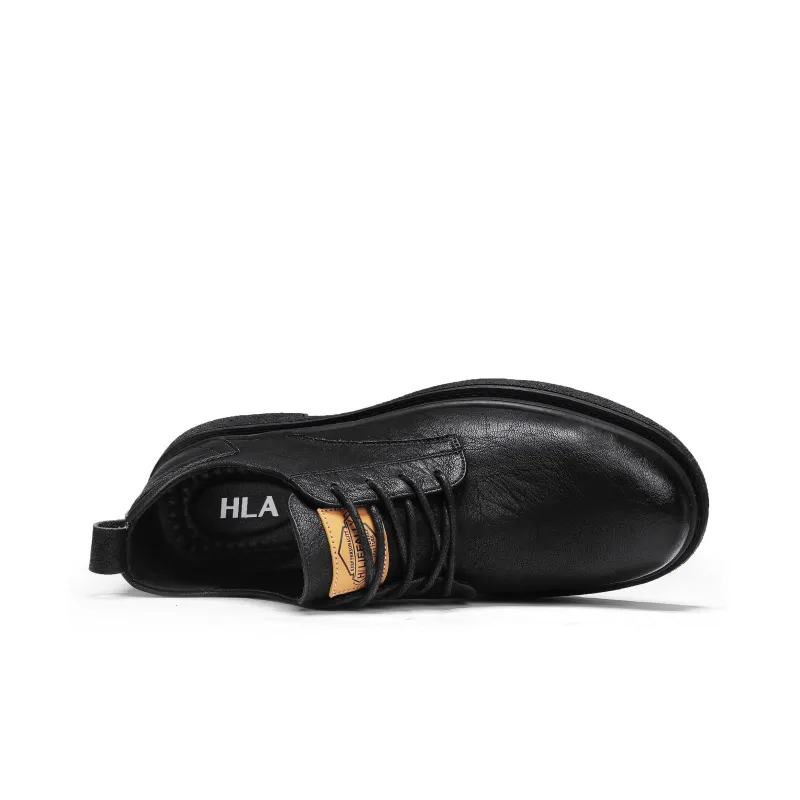 HLA Men's Casual Shoes Men Low Top Black/Gray-2