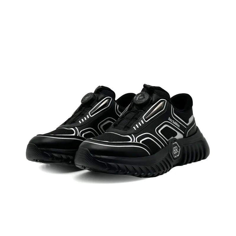 Buzz Robbins Coverage Support Lightweight Breathable Low Top Casual Shoes Men's Black-3