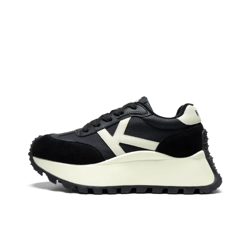 Kappa Slip Resistant, Abrasion Resistant, Height Adjustable, Thermal Low Top Casual Shoes Women's Black-0