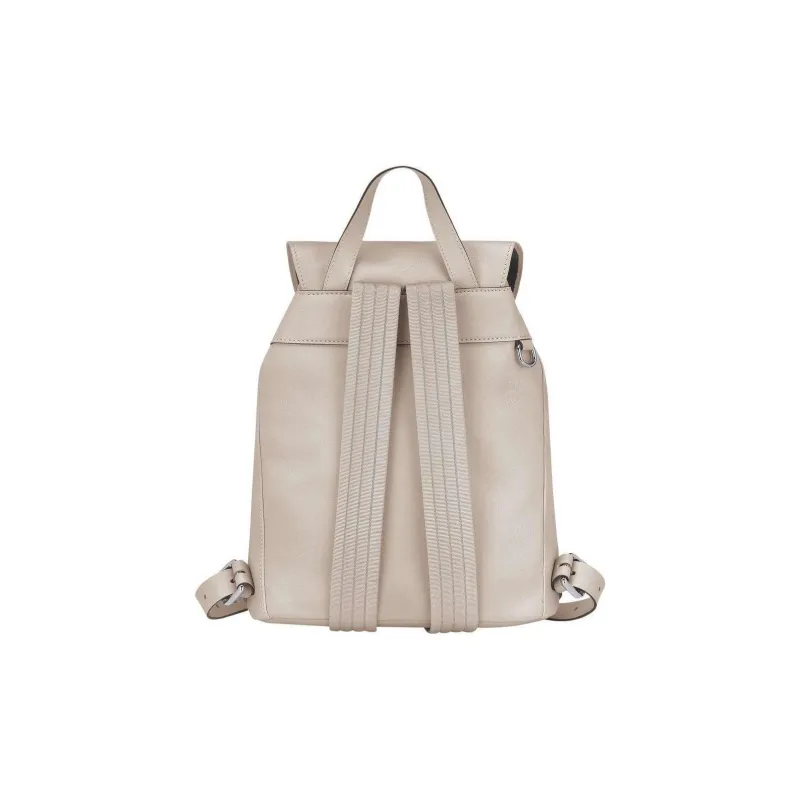 LONGCHAMP Calfskin Backpack Men's Earth Brown-2
