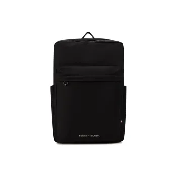 Tommy Hilfiger Polyester Backpack Large Size Men's Black