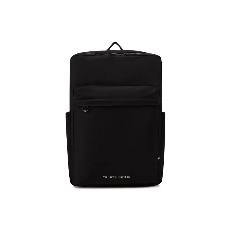 Tommy Hilfiger Polyester Backpack Large Size Men's Black-0