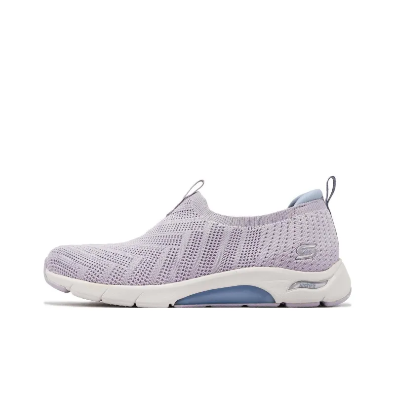 Skechers Arch Fit Skech Air Arch Fit Top Pick Cushioning, Wear Resistant Low Top Casual Shoes Women's Purple-0