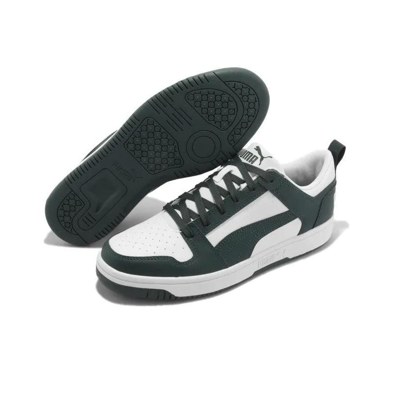 PUMA Rebound LayUp Lo Sl 'Green White'-3