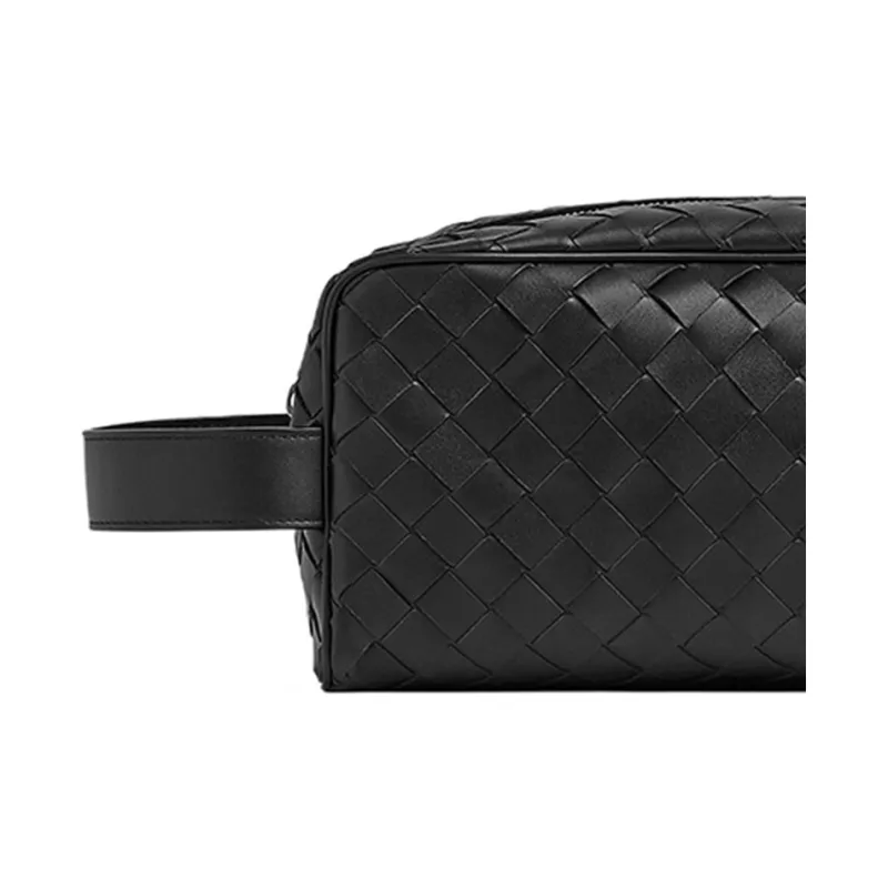 Bottega Veneta Woven Zipped Makeup Bag-3