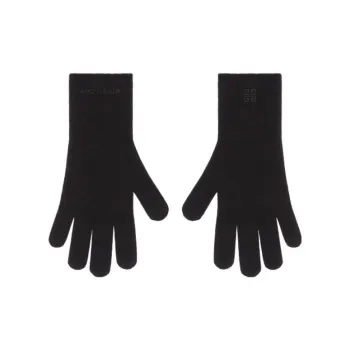 GIVENCHY Knit Gloves Men's Black