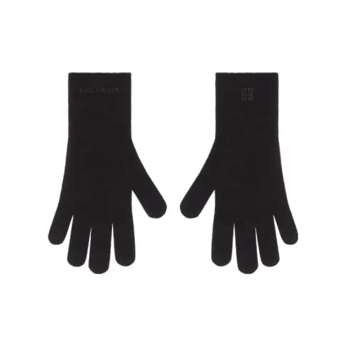 GIVENCHY Knit Gloves Men's Black