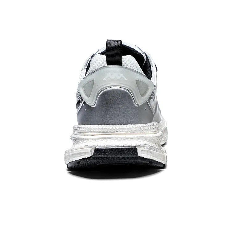Kappa Chunky Sneakers Men Low Top Gray White-4