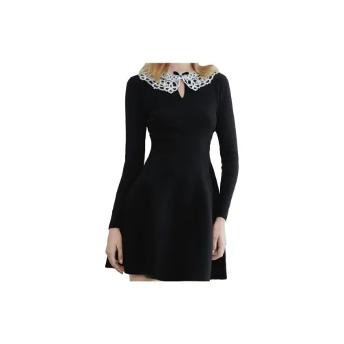 Caroline Long-Sleeved Dresses Women's Black