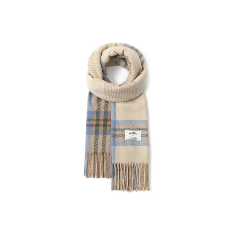 FREE RABBITⅡ Faux Cashmere Knit Scarves Unisex-0