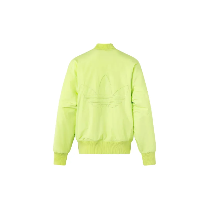 Adidas Originals BOMBER Reversible Fur Bomber Jackets Coats Men's Pulse Acid Orange Green-1