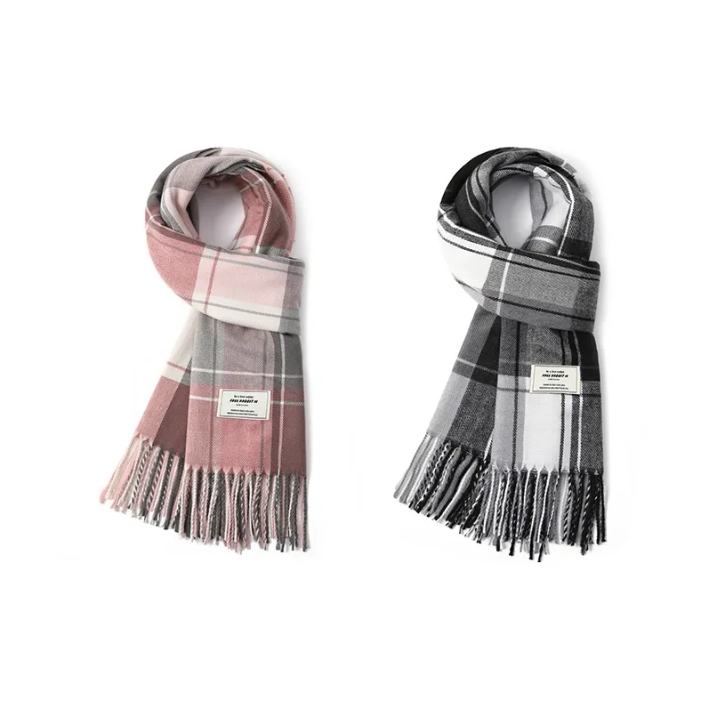 FREE RABBITⅡ Faux Cashmere Knit Scarves Unisex-15
