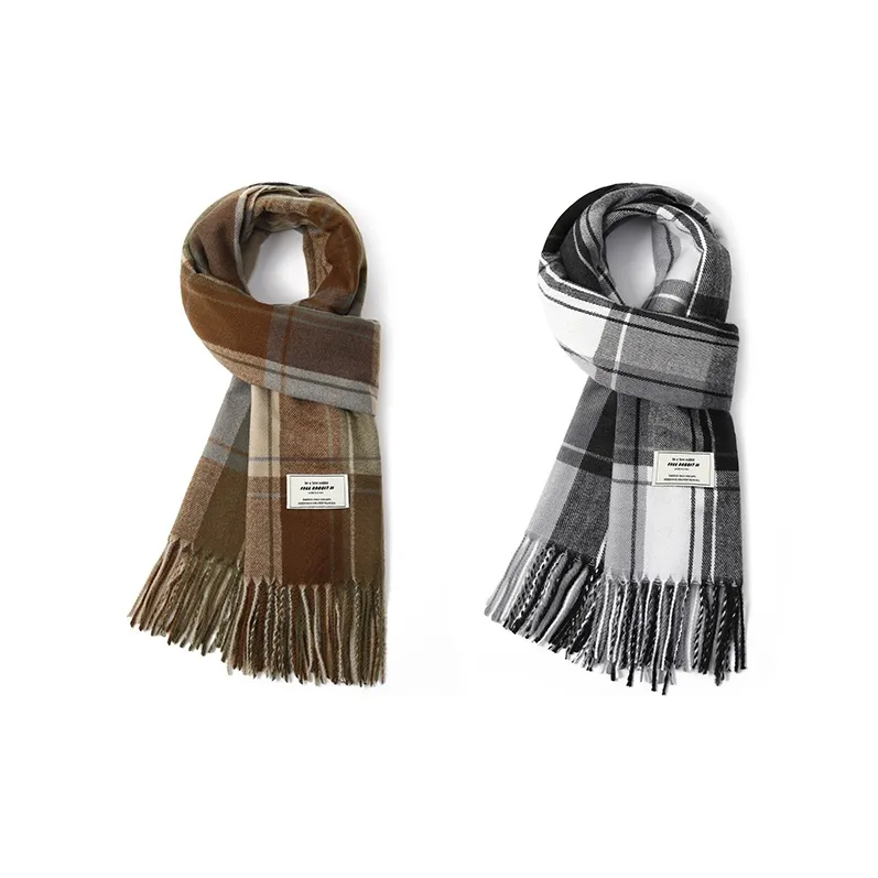 FREE RABBITⅡ Faux Cashmere Knit Scarves Unisex-13