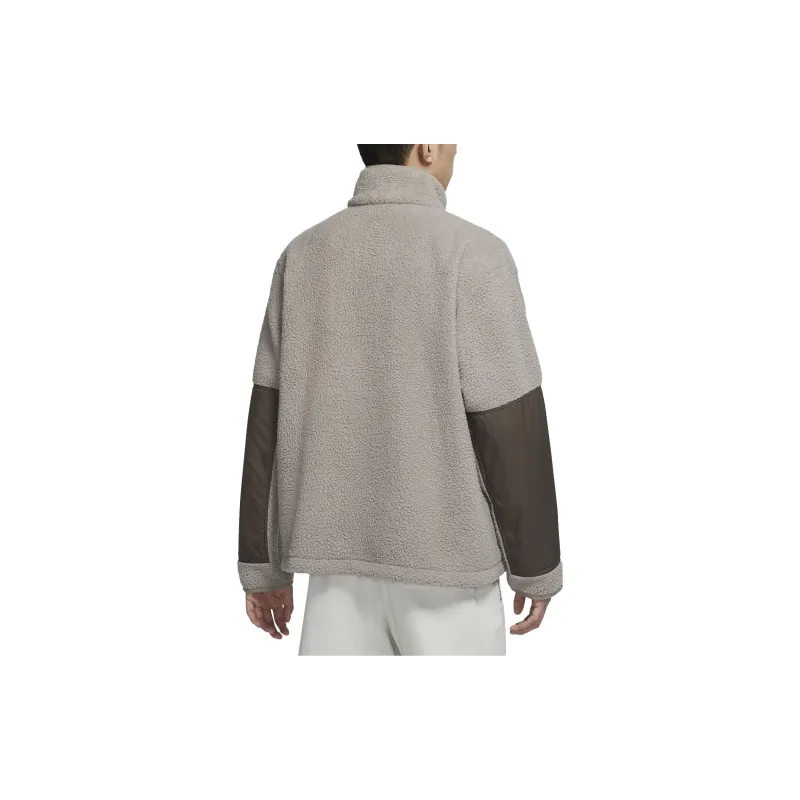 Nike Velvet Jackets Men Gray-1