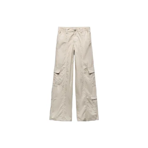 ZARA Cargo Pants Women's White