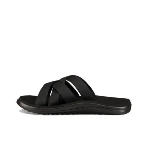 Teva Slide Slippers Men Black