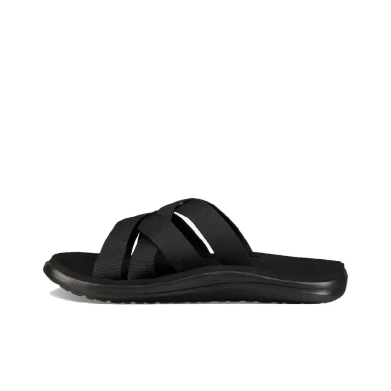 Teva Slip Resistant Slide Slippers Men's Black-0